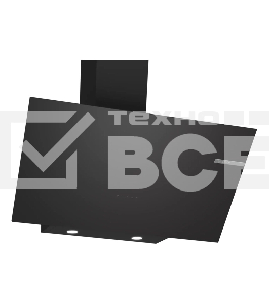 Вытяжка наклонная Bosch DWK96PJ60T черный, 60 см, 700 куб. м/ч, 71 дБ
