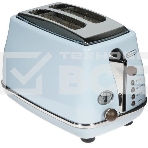 Тостер DeLonghi CTOV 2103.AZ, 900 Вт, на 2 тоста, разморозка, обжаривание, решетка для подогрева, поддон, голубой, фото15