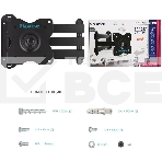 Кронштейн для телевизора Kromax DIX-15 черный, 15'-28' макс. 30 кг, настенный, поворот и наклон, фото3