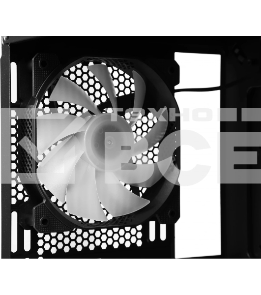 Корпус Formula V Line TimberLine T0 Black, ATX, wood+plastic front, TYPE-C*1, USB3.0*2, FRONT 3x120мм FRGB, REAR 1x120мм FRGB