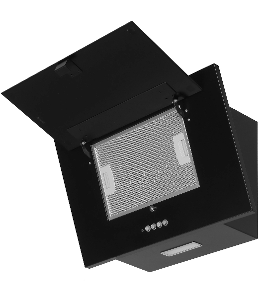 Вытяжка наклонная Elikor Коралл 60П-430-К3Д чёрный, 60 см, 430 м³/ч, 35 дБ