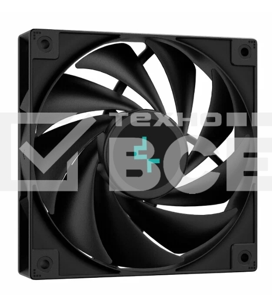 Кулер для процессора DEEPCOOL AG400 DIGITAL BK черный, 120 мм, алюминий/медь, 2100 об/мин, 31.6 дБ, 4 pin, 220 Вт, 152.7 мм