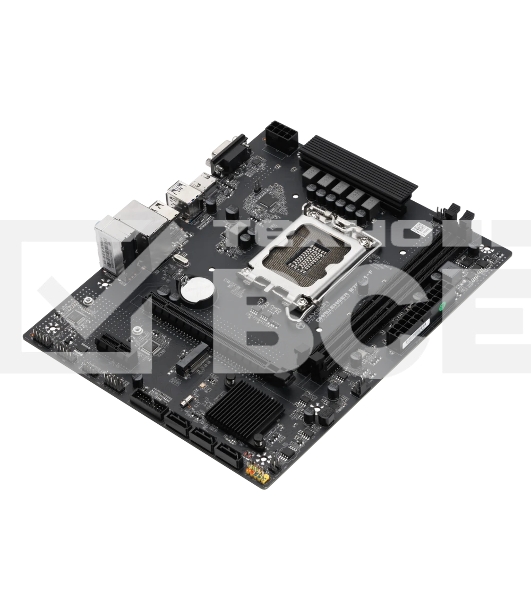 Материнская плата Maxsun Challenger B760M-F, LGA 1700, Intel B760, 2xDDR4, 3xSATA III, 2xM.2, 1xPCIe 4.0 x16, 1xHDMI, 1xVGA, 1xRJ-45 1Gb LAN, 2xUSB 3.2 Gen 1, 4xUSB 2.0, 3x3.5 мм, 5.1, mATX