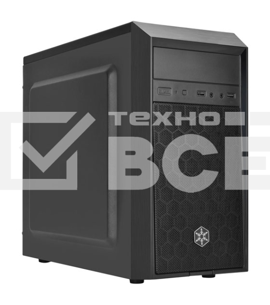 Корпус SilverStone SST-PS16B чёрный (ATX, 2xUSB 3.0, HD Audio)