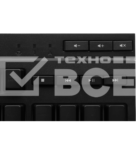 Клавиатура HyperX Alloy Core RGB черный USB Multimedia for gamer LED (4P4F5AA#ABA)