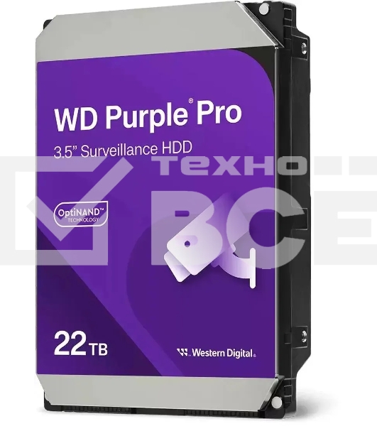Жесткий диск Western Digital Purple PRO WD221PURP 22TB 3.5
