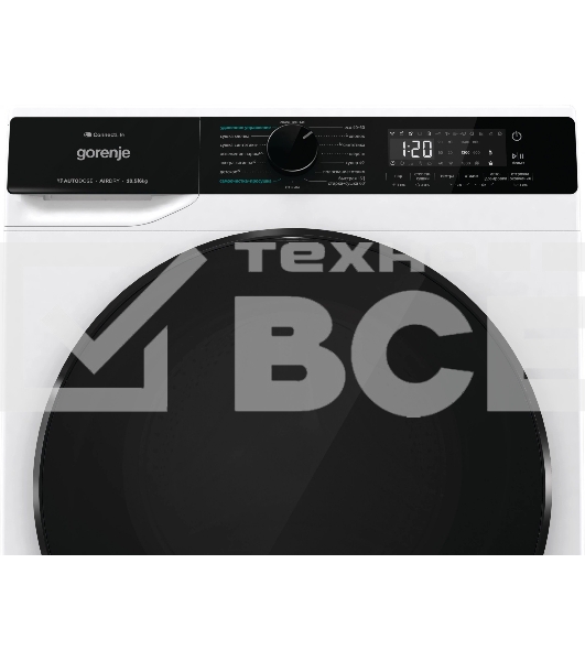 Стирально-сушильная машина Gorenje WD2PA1X64ADAAW/C белый загр. фронтальная макс.: 10,5 кг 1400об/мин класс: А++