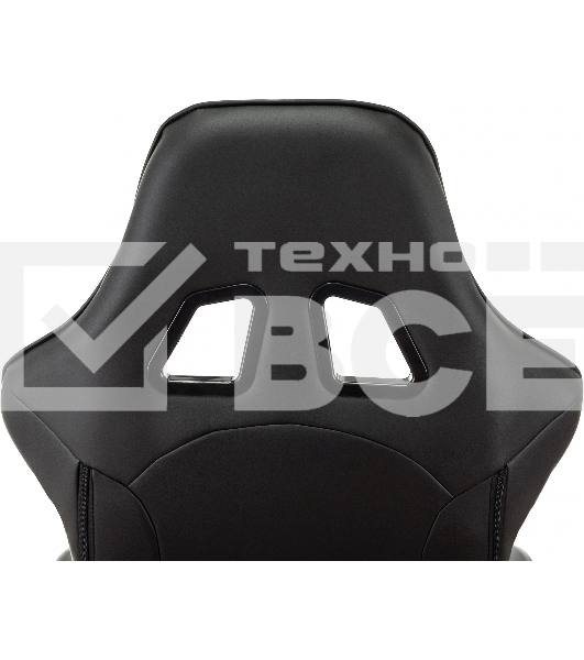 Кресло игровое Бюрократ VIKING 4 AERO BLACK EDITION черный искусст.кожа/ткань
