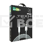 Кабель аудио MORE CHOICE (4610196409820) UK28i AUX 3.5мм Lightning 8-pin 1м, белый, фото2