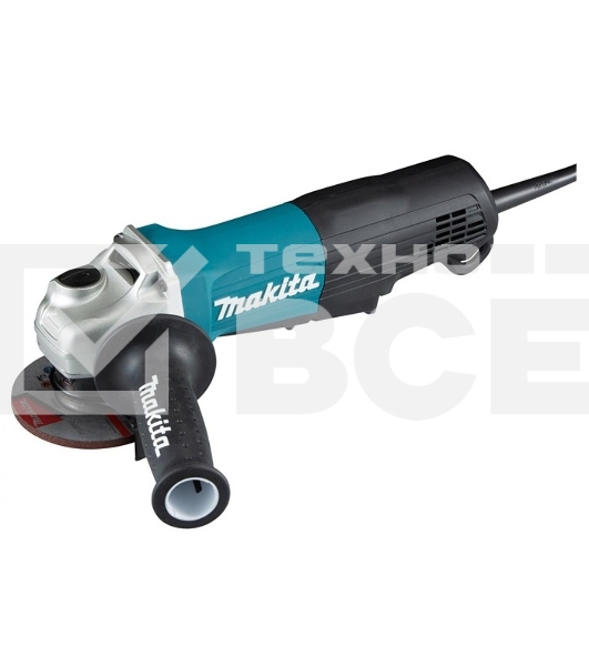 Угловая шлифовальная машина (болгарка) Makita GA5050R,ф125мм,1300Вт, 11000об\м,2.5кг,кор,anti-restart,пл. пуск,держ-ль Anti