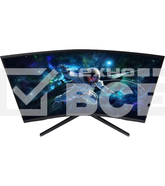 Монитор 32' Samsung S32CG550EI VA 2560x1440, 165 Гц, 1 мс, 16:9, 300 кд/м2, 1xHDMI, 1хDP, изогнутый, черный