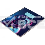 Набор тетрадей Silwerhof 2001674 48 листов, клетка, A5, Неоновые животные в очках 3 дизайна, мелованный картон, гребень (упаковка: 3шт), фото5