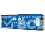 Накопитель SSD 4Tb WD Blue, NVMe, M.2 2280, PCI-E 4x4 R/W - 5500/5000 Mb/s, фото2
