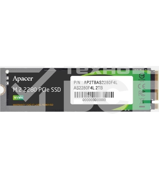 Накопитель SSD M.2 2280 1TB NVMe PCIE 5.0 x4 12000/11800 AP2TBAS2280F4L-1 APACER