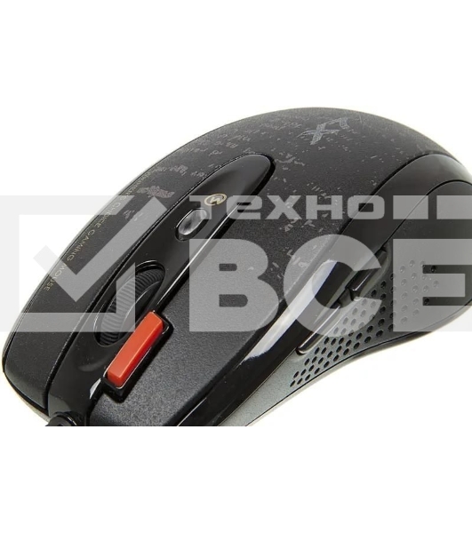 Мышь проводная A4Tech F5 черный, 3000 dpi, USB, кнопки - 7