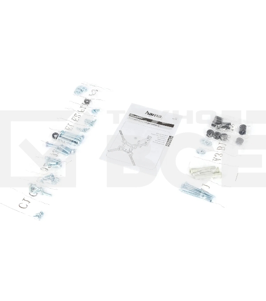 Кронштейн для телевизора Hama R1 118156 черный, 32'-65' макс. 25 кг, настенный, поворотно-выдвижной и наклонный