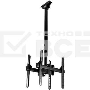 Кронштейн для телевизора Arm Media LCD-1750 черный, 26'-65' макс. 90 кг, потолочный, поворот и наклон