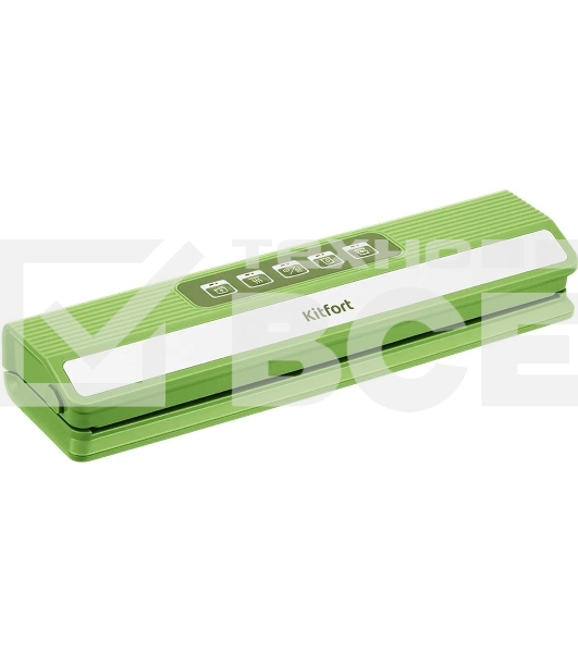 Вакуумный упаковщик Kitfort КТ-1558 ручной 70Вт 0.6Бар шир.пак.:30см зеленый