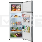 Холодильник Kraft KF-DF340S серебристый двухкамерный 164/41л морозилка сверху, фото4