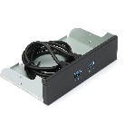 Планка USB 3.0 на переднюю панель 5.25' Gembird FP5.25-USB3-2A, USB, 2xUSB-A 3.0, USB, фото6
