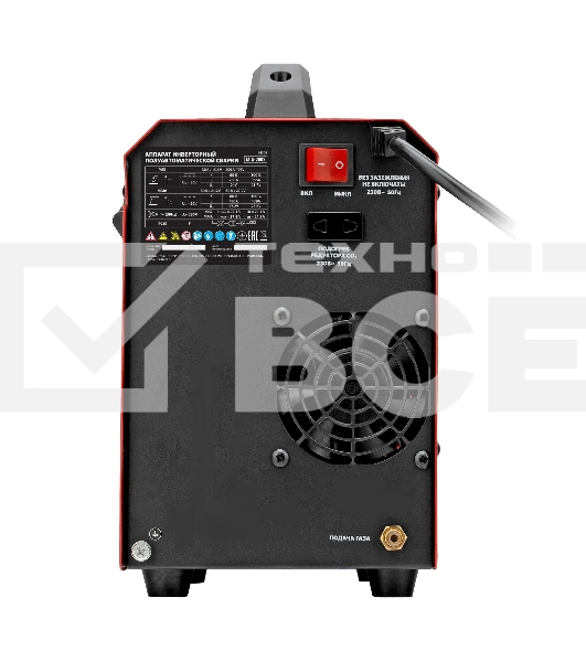 Аппарат инвертор. полуавтомат. cварки MIG-200S, 200A, ПВ 60%, катушка 5 кг MTX