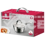 Ковш Rondell Flamme RDS-026, 1.3л, 16см, с крышкой, стальной, фото2