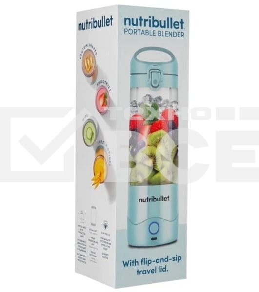 Блендер портативный Nutribullet NBP003LBL, голубой
