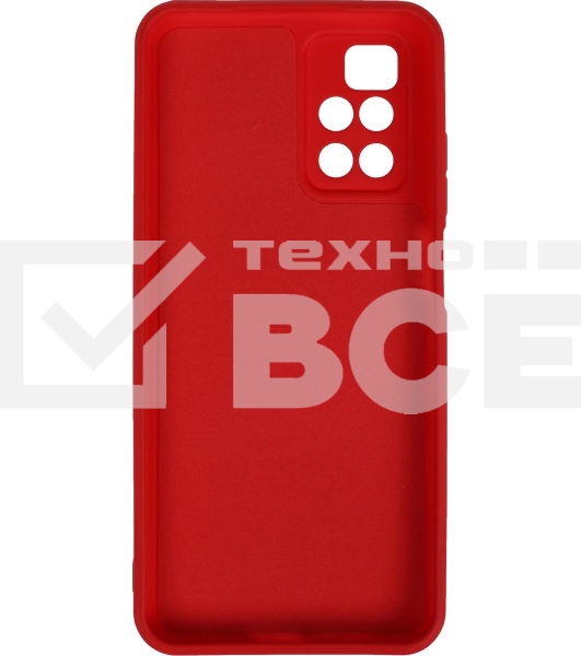 Чехол (клип-кейс) BoraSCO для Xiaomi Redmi 10 красный