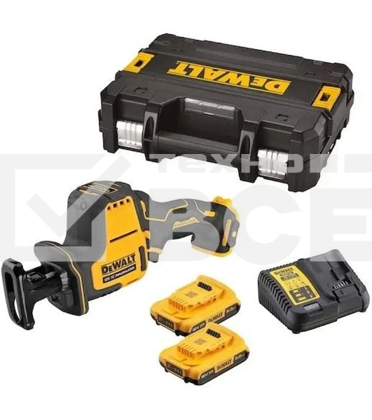 Сабельная пила DeWalt DCS312D2-QW аккум. 2800ход/мин ДА