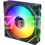 Вентилятор для корпуса Bloody BD-CF120ARGB5 LCD ARGB черный, 120 мм, 1600 об/мин, 26 дБ, 4 pin, фото6