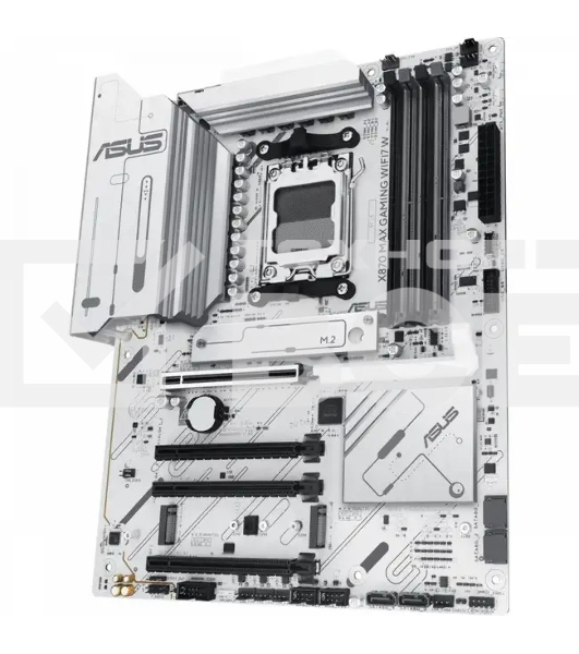 Материнская плата ASUS X870 MAX GAMING WIFI7 W, AM5, AMD X870, 4xDDR5, 4xSATA, 3xM.2, 1xPCIe 5.0 x16, 2xPCIe 4.0 x16, 1xPCIe 3.0 x16, 1xHDMI, 2xUSB Type-C (Display), 1x2.5Gb LAN, Wi-Fi 7, Bluetooth 5.4, 2xUSB-C 40Gbps, 1xUSB-A 10Gbps, 3xUSB-A 5Gbps, 4xUSB