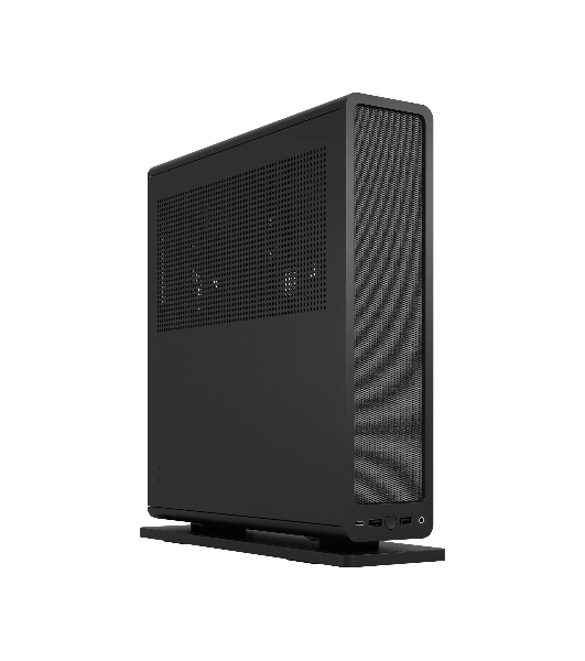 Корпус без блока питания Fractal Design Ridge, 2x140mm, 2xUSB-A 3.2 + 1xUSB 3.2 Type-C, SFX PSU Support, mITX Black