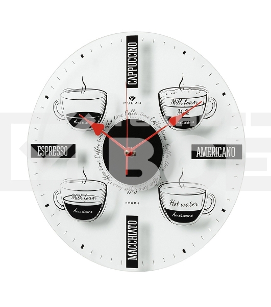Настенные часы РУБИН 3433-001 Coffee Time