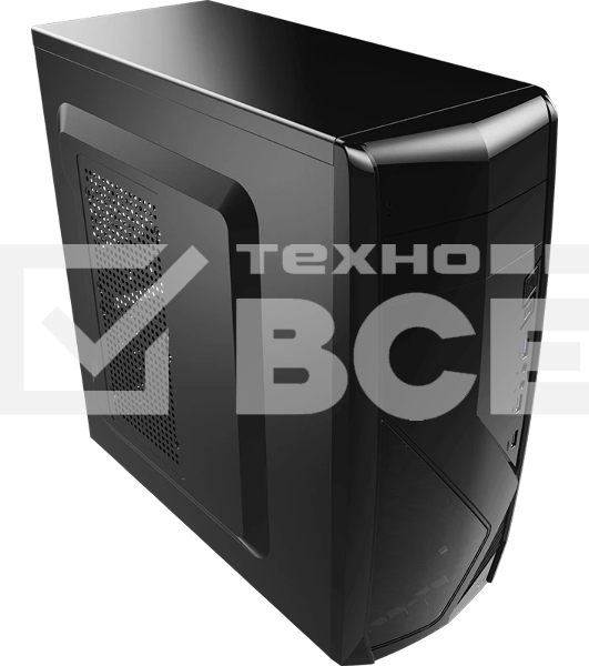Компьютерный корпус Miditower Aerocool/Formula Cs-1102 черный ATX/micro ATX / mini ITX, USB 3.0 (без БП) 58133