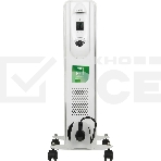 Обогреватель масляный Ballu Comfort BOH/CM-07WDN (7 секций) белый, 1500 Вт, 20 м2, термостат, фото3