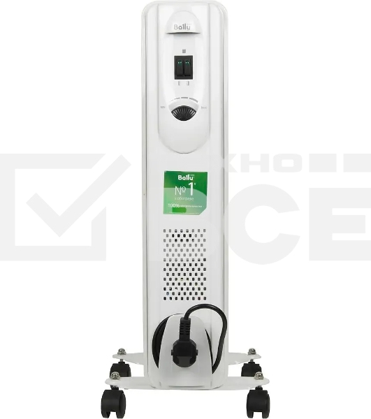 Обогреватель масляный Ballu Comfort BOH/CM-07WDN (7 секций) белый, 1500 Вт, 20 м2, термостат