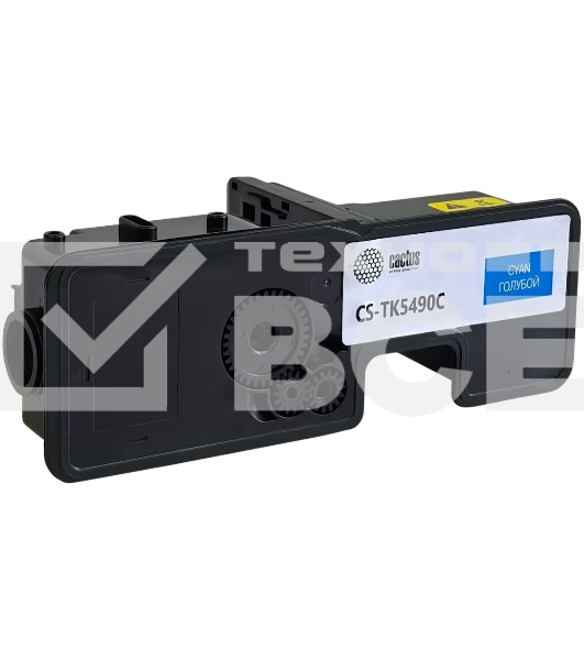 Картридж лазерный Cactus CS-TK5490С голубой (2400стр.) для Kyocera ECOSYS PA2101cx/PA2101cwx/MA2101cfx/MA2101cwfx с чипом