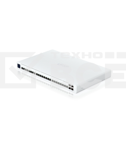 Коммутатор Ubiquiti UISP Switch Pro PoE-коммутатор, 24х 1G RJ45, 4х 10G SFP+, раздача 220 Вт