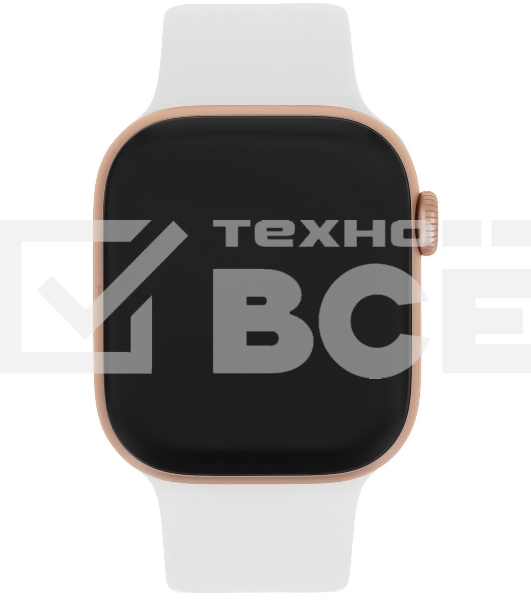 Умные часы Apple Watch Series 11 A3331 42мм OLED корп.розовое золото Sport Band рем.белый разм.брасл.:150-200мм (MEU44LW/A)