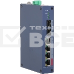 Коммутатор Dahua DH-CHS4206-4ET-90 4-портовый PoE управляемый 4 RJ45 10/100 Мбит/с (PoE/PoE+/Hi-PoE), 2 SFP 1000 Мбит/с (uplink); PoE: порт 1 до 90Вт IP30, IK06; монтаж на DIN-рейку, фото 1