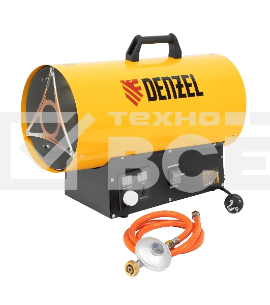 Газовая тепловая пушка Denzel GHG-15i, 15 кВт, цифровой термостат, пропан-бутан