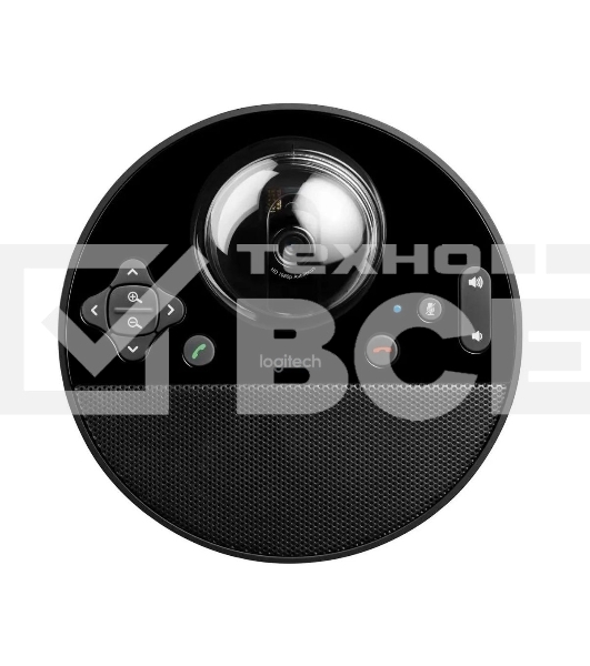 Веб-камера Logitech Conference Cam ВСС950 черный 3Mpix (1920x1080) USB2.0 с микрофоном (960-001005)