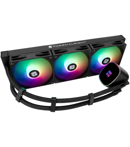 Система жидкостного охлаждения Thermalright Frozen Horizon 360 V2 ARGb Soc-AM5/AM4/1200/1700/1851 черный 4-pin 29.5dB Al Ret (F-HORIZON-360-BL-V2)