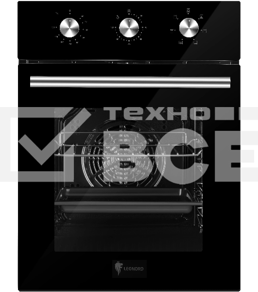 Духовой шкаф встраиваемый электрический LEONORD LEO-45002B (109599)