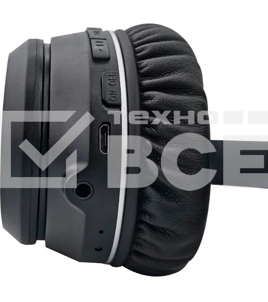 Гарнитура Hyundai H-HP103 черный, беспроводная, Bluetooth, до 6 ч