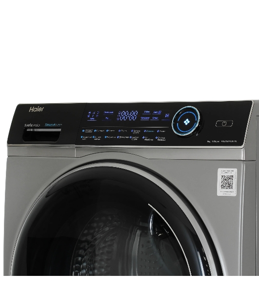 Стиральная машина Haier HW80-BP14979S серебристый, загрузка фронтальная 8 кг, 1400 об/мин, класс A+++