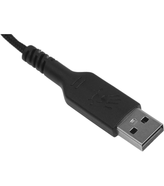 Мышь проводная A4Tech Bloody Q82 черный, 3200 dpi, USB, кнопки - 8