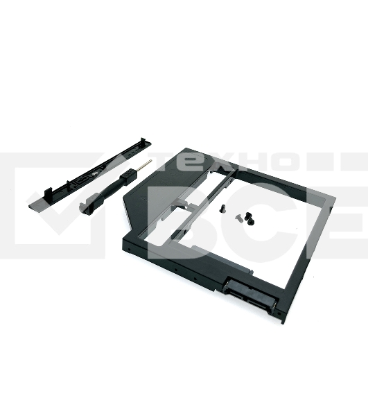 Адаптер оптибей Espada SS90 /optibay, hdd caddy/ SATA/miniSATA /SlimSATA/ 9мм для подключения HDD/SSD 2,5” к ноутбуку вместо DVD.(41087)