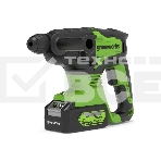 Перфоратор аккумуляторный GreenWorks GD24SDS2 24В (3803007), фото 1