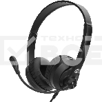 Гарнитура проводная с микрофоном Оклик HS-M500 черный 1.8м накладные оголовье (1900379), фото8